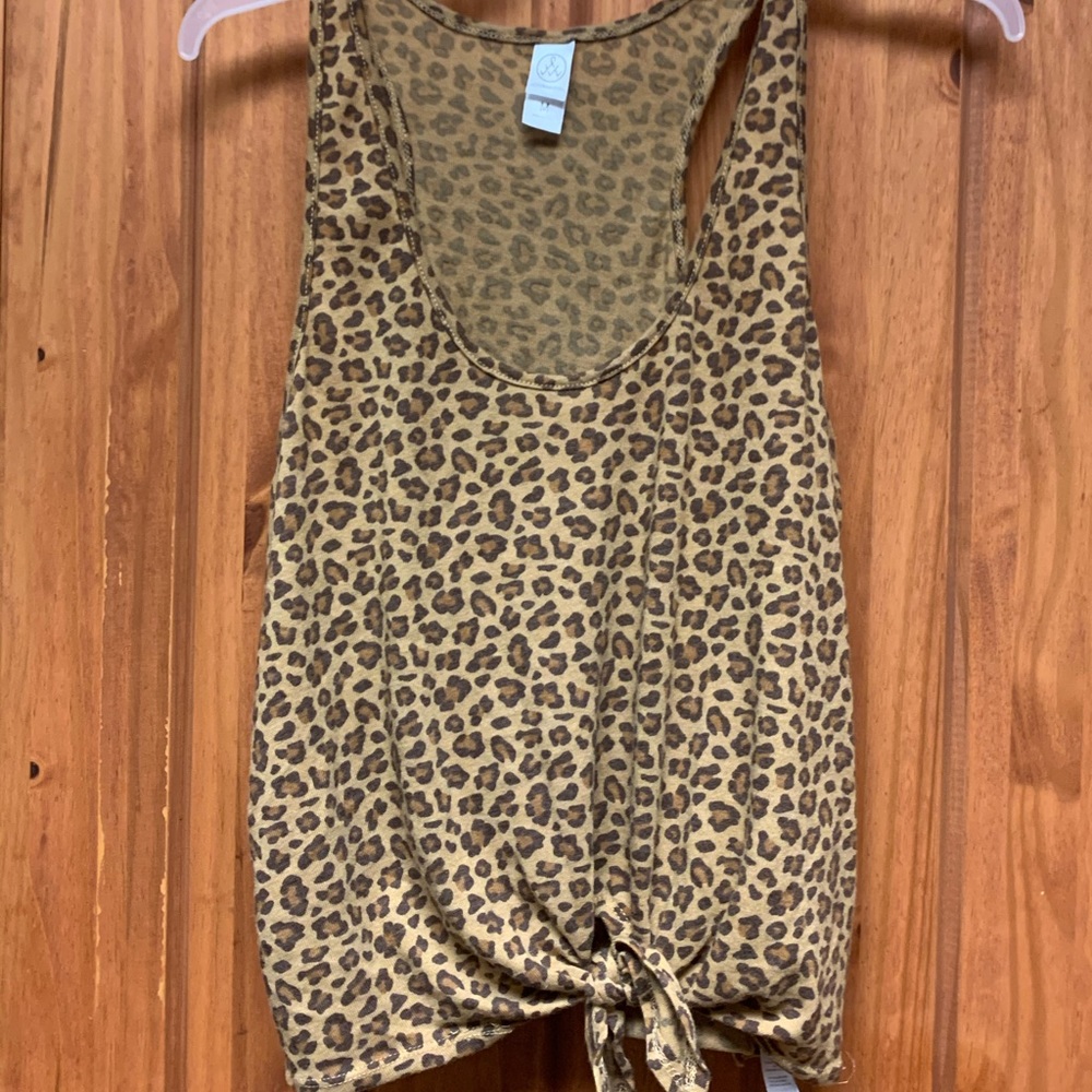 Cheetah Print Tank Top